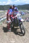 KISS FROM FATHER HARRY AFTER WINNING www.jpg (46,962 bytes)